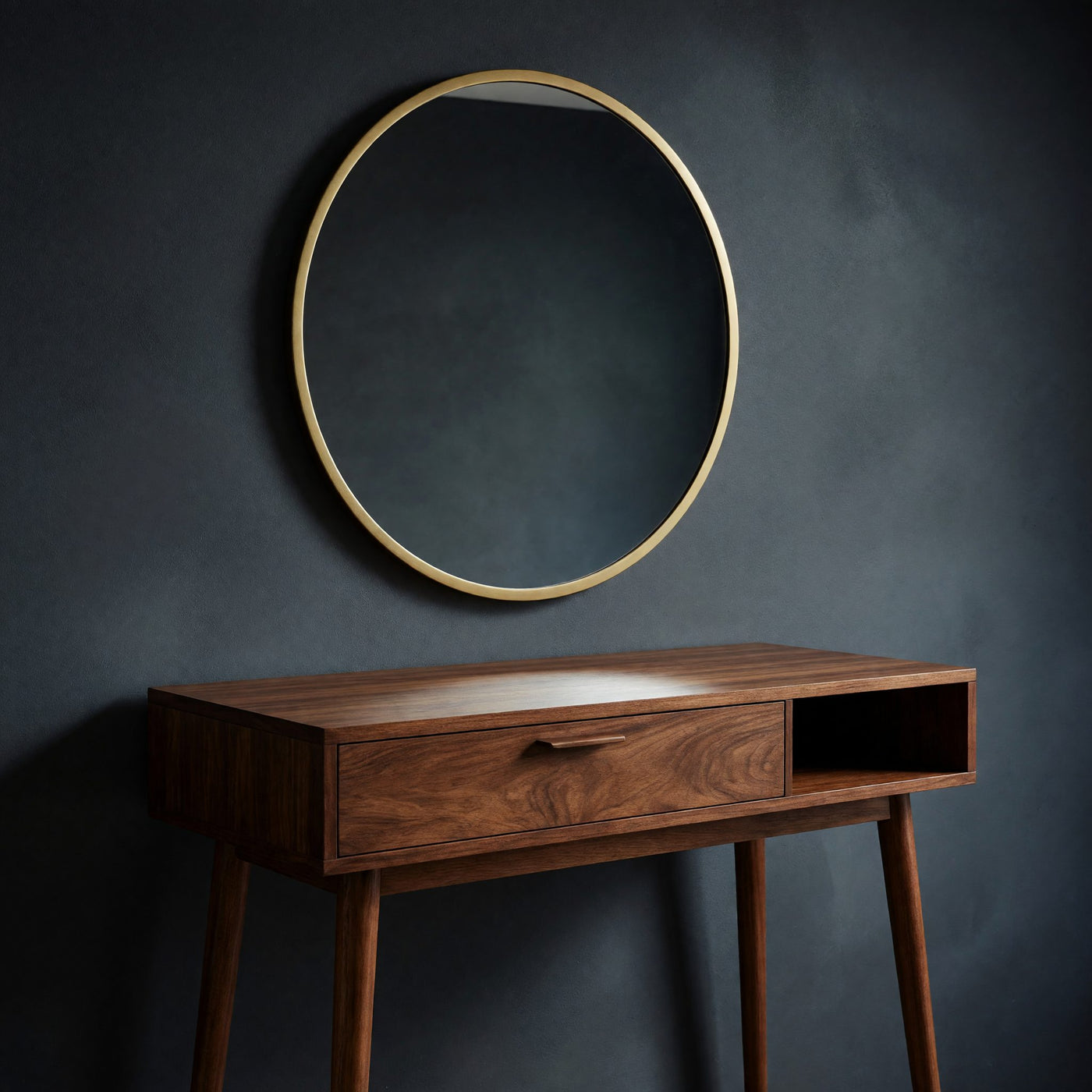Solid Wood Dressing Table Japandi Makeup Desk Bedroom Area Personal Beauty