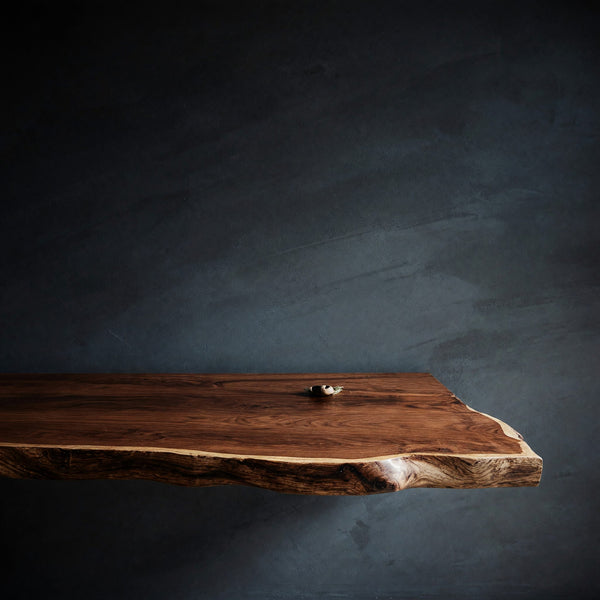 Solid Wood Table Top Farmhouse Live Edge Tabletop Dining Room