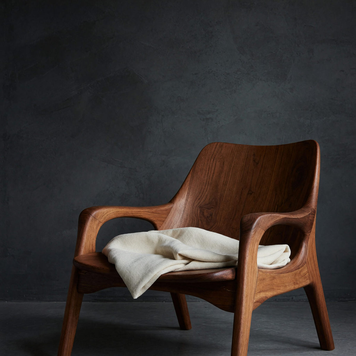 Solid Wood Chair Mid Century Porch Entryway