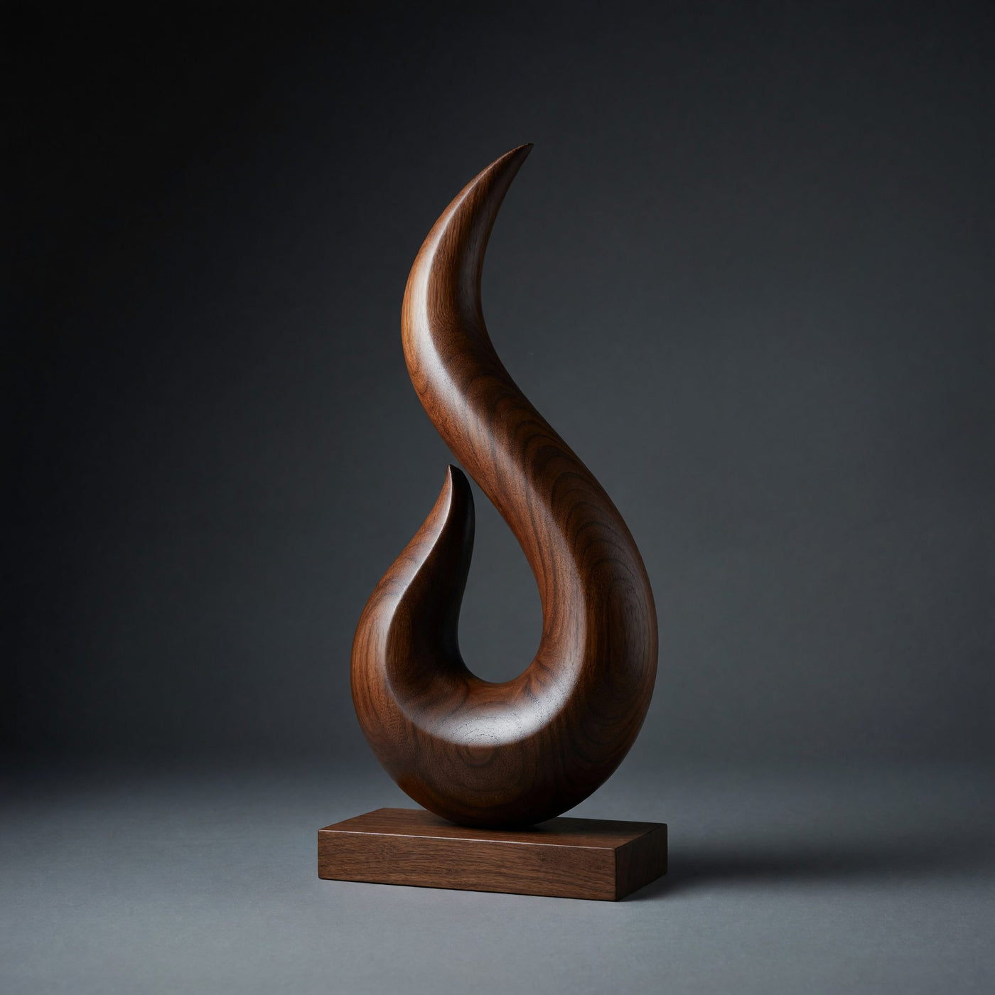 Solid Wood Sculpture Wall Art Handcrafted Abstract Outdoor
