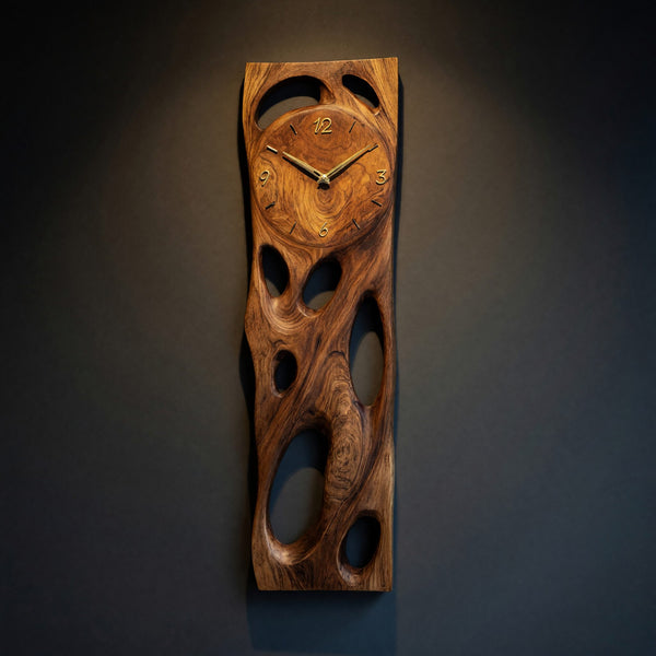 Solid Wood Clock Wall Living Room, II