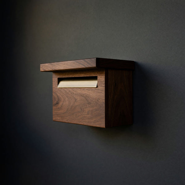 Solid Wood Mailbox Post Farmhouse Solid Sculpture Garden Outdoor