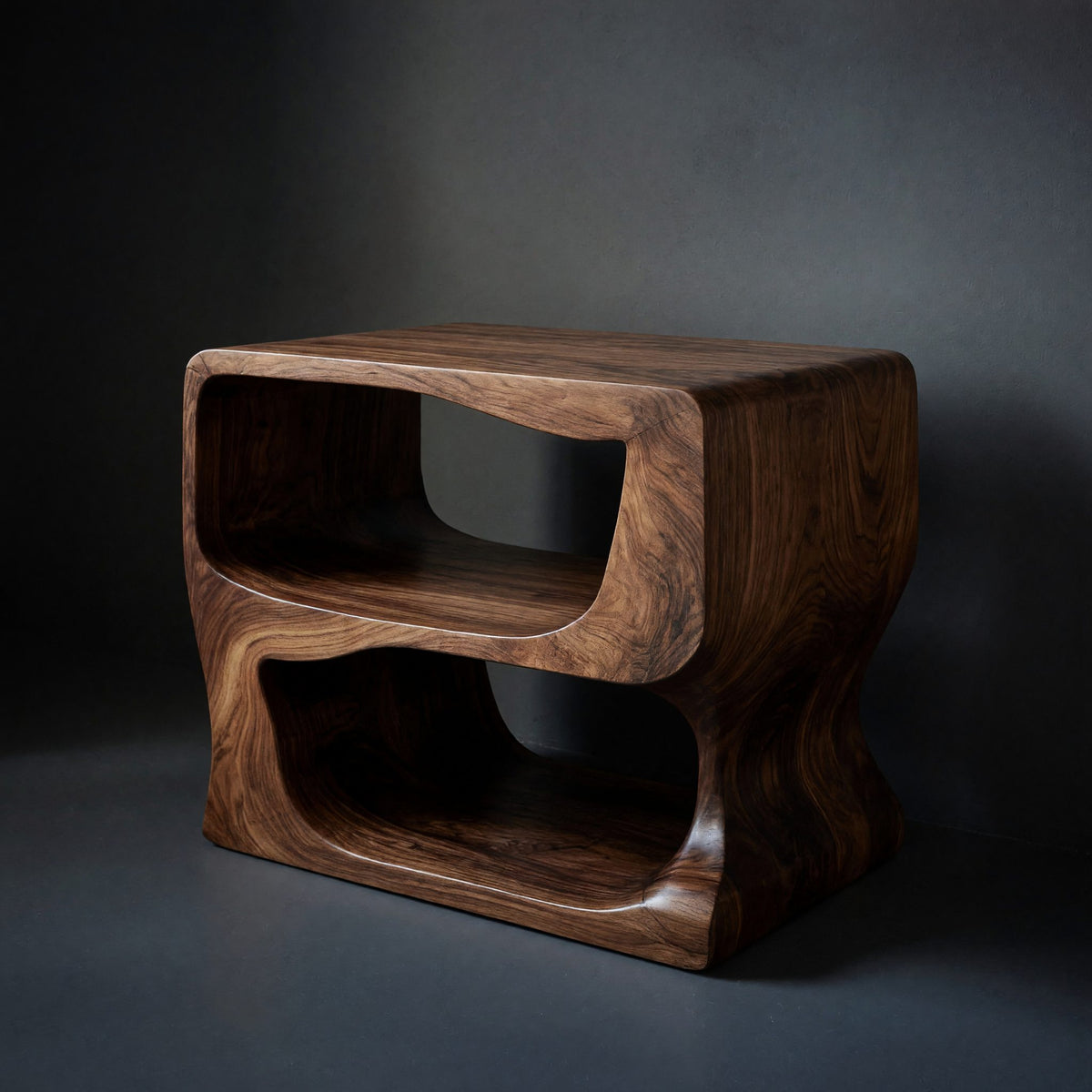 Solid Wood Nightstand Bedroom