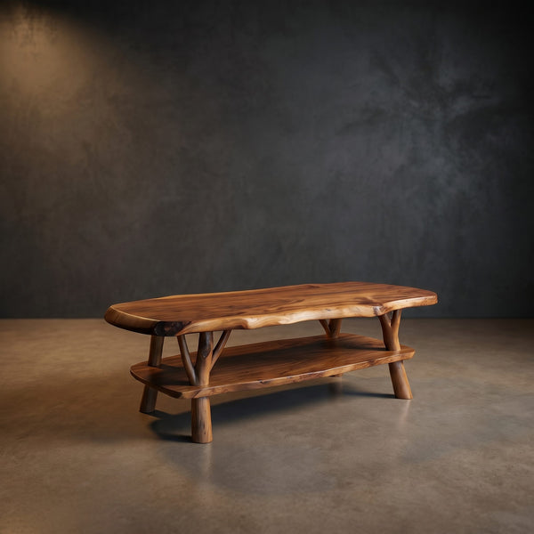 Natural Wood Coffee Table For Studio Lounge