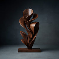 Solid Wood Sculpture Wall Art Farmhouse Solid Outdoor Garden Decoration