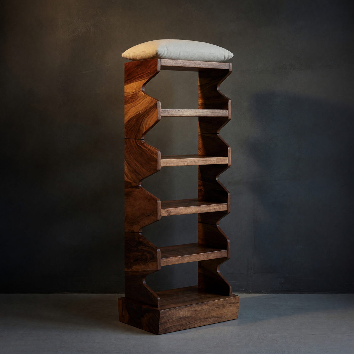 Solid Wood Shoe Storage Bench Japandi Tall Rack Condo Entryway Hallway