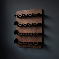 Solid Wood Spice Rack Mid Century Handmade Storage Kitchen