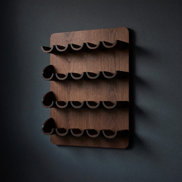 Solid Wood Spice Rack Mid Century Handmade Storage Kitchen