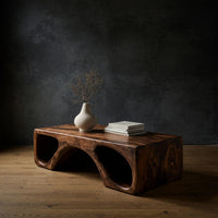 Light Walks Under the Arches of This Coffee Table