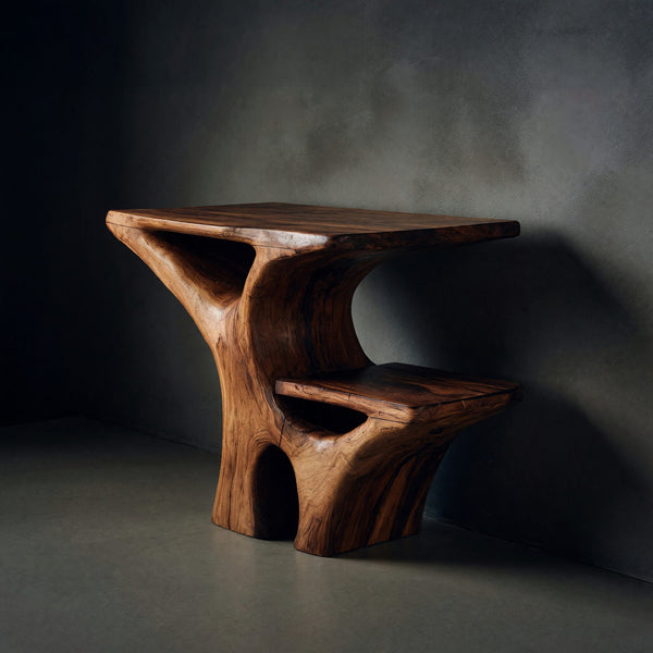 Artistic Side Table Unique Multi Tiered Design For Home