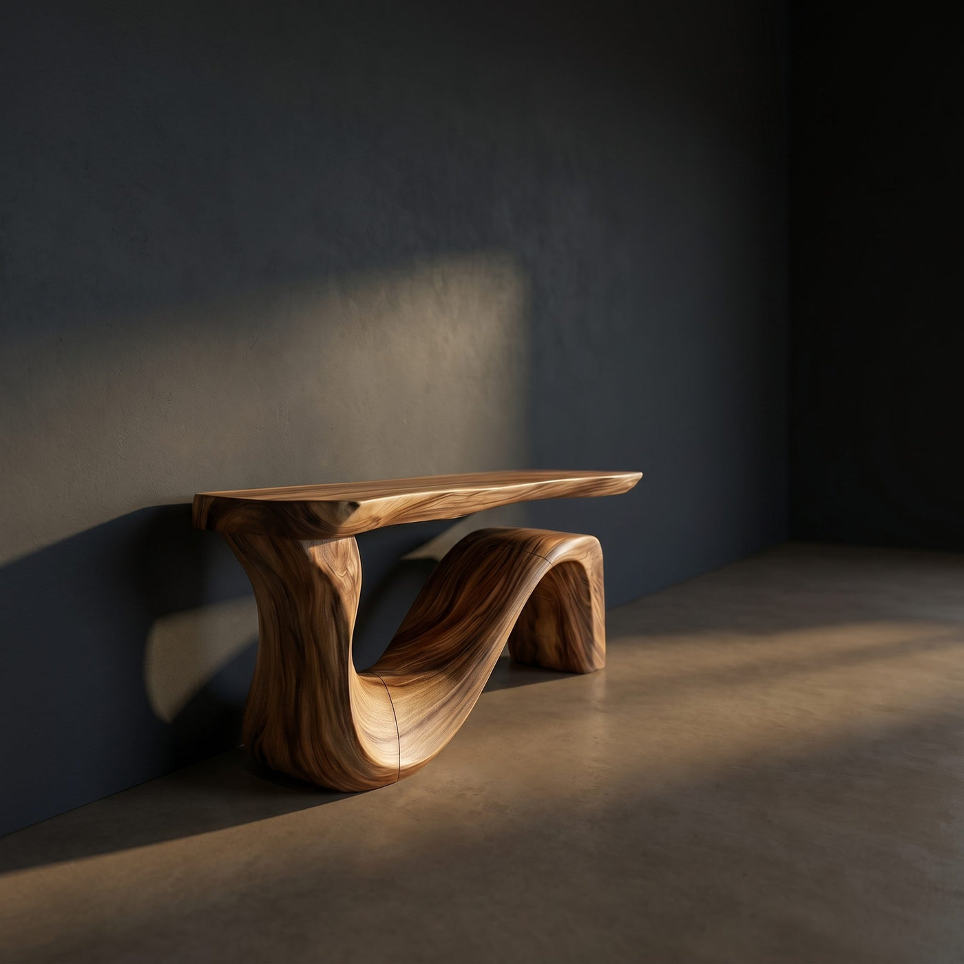 Rustic Wooden Console Table For Mountain Cabin Furniture