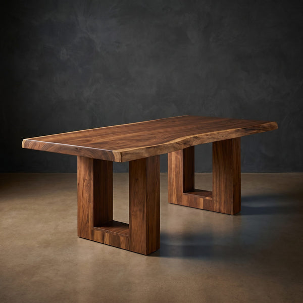 Minimalist Dining Table For Poolside Dining Area