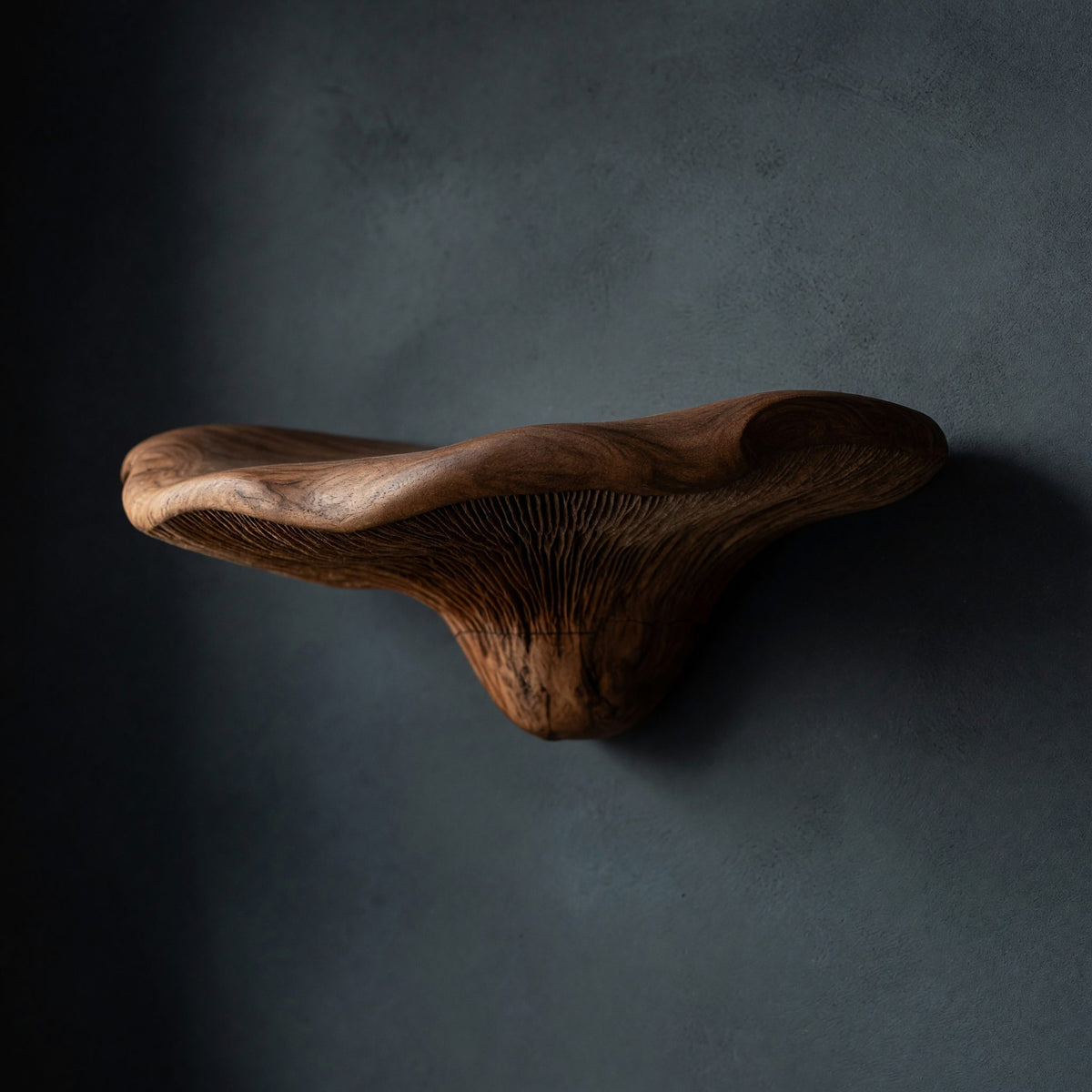 Solid Wood Mushroom Shelf Farmhouse Solid Bedroom Decor Storage