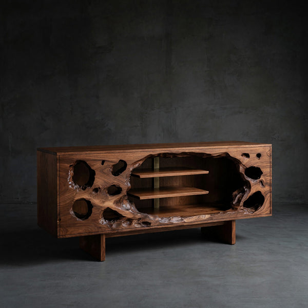 Solid Wood Record Player Stand Vinyl Listening Room