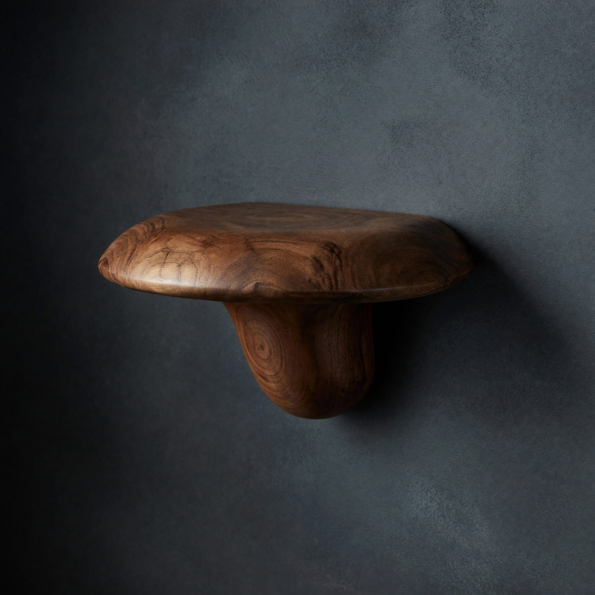 Solid Wood Mushroom Shelf Farmhouse Solid Bedroom Decor