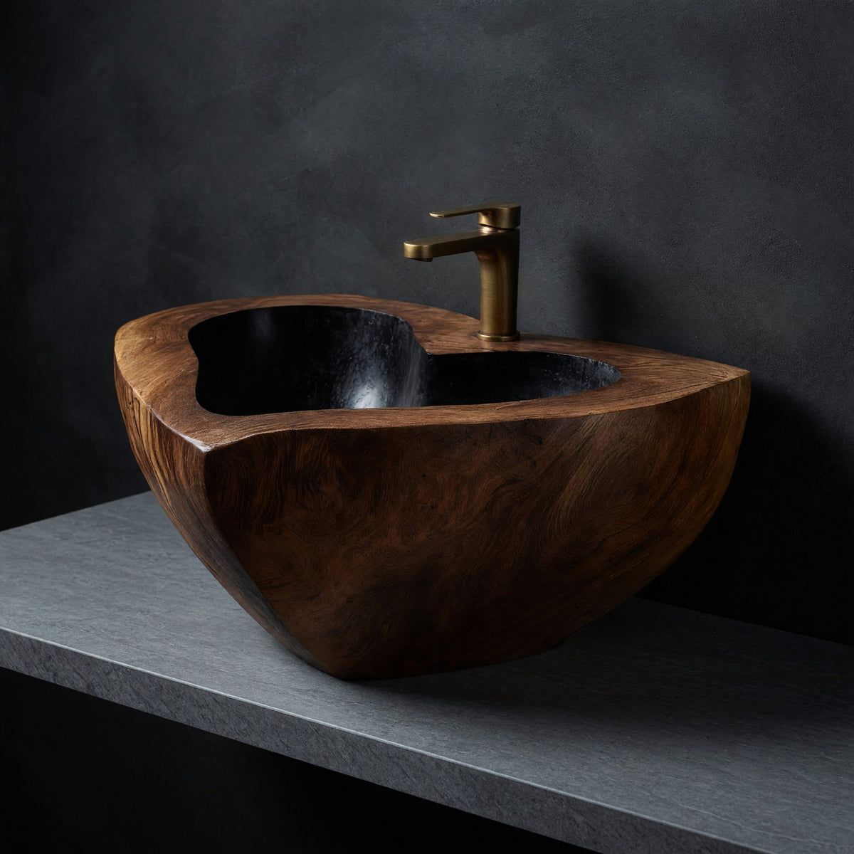 Solid Wood Sink Vanity Mid Century Solid Modern Bathroom