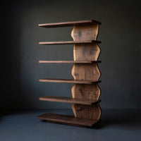 Solid Wood Standing Shelf Scandinavian Natural Corner Space