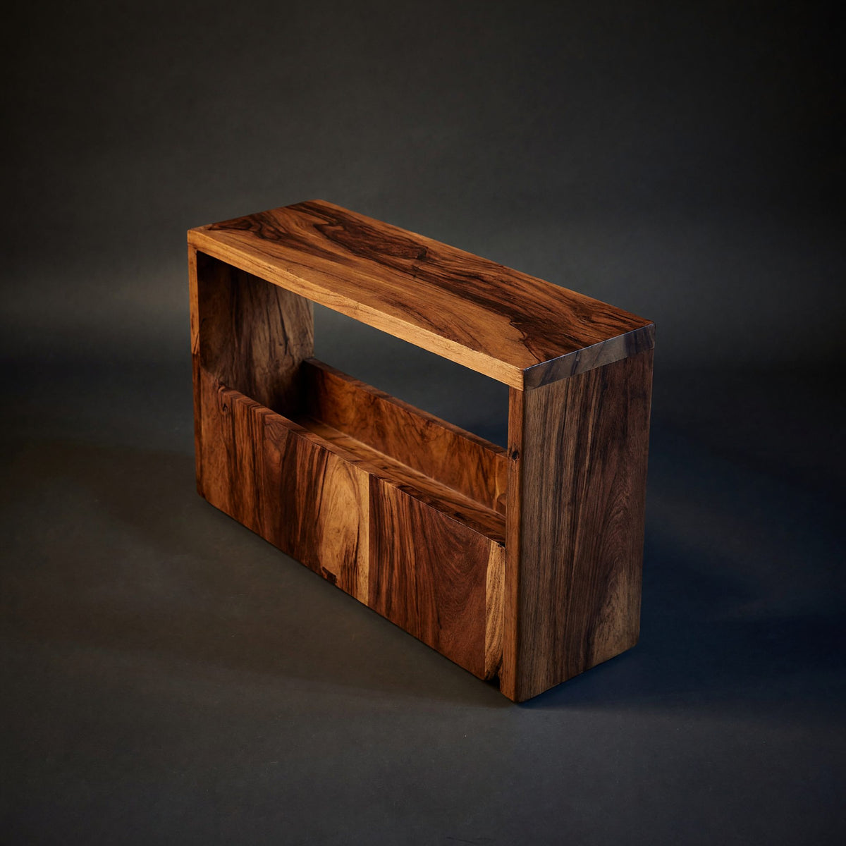 Solid Wood Sofa Arm Table Live Edge Side Furniture Decoration