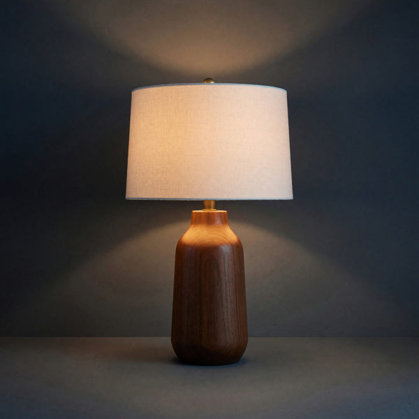 Rustic Sculptural Wood Wall Light For Bedroom Interior