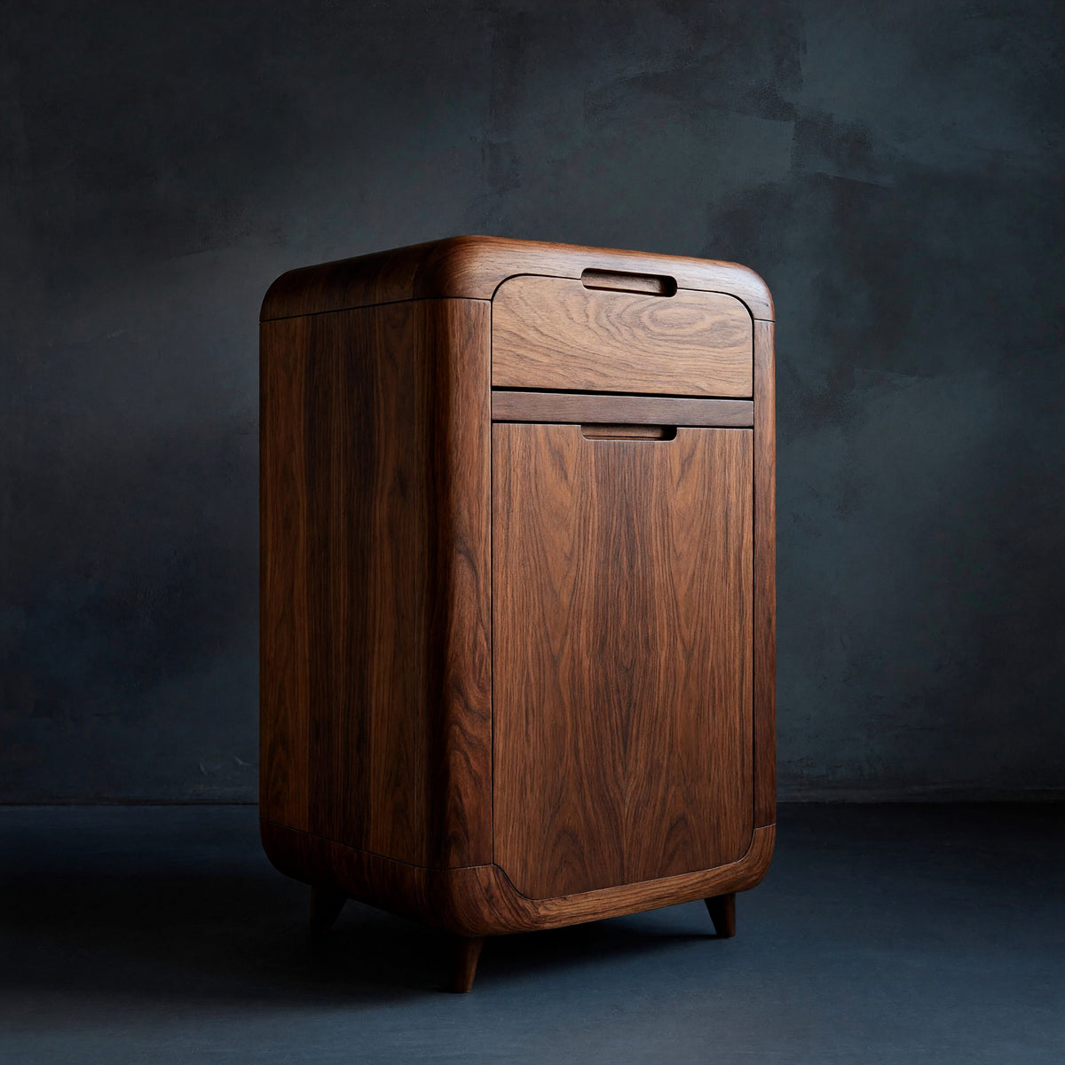 Solid Wood Bar Cabinet Wine With Shelves Drawer Area