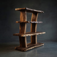 Solid Wood Standing Shelf Bookshelf Living Room Storage Modern