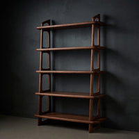 Solid Wood Standing Shelf Living Room Corner