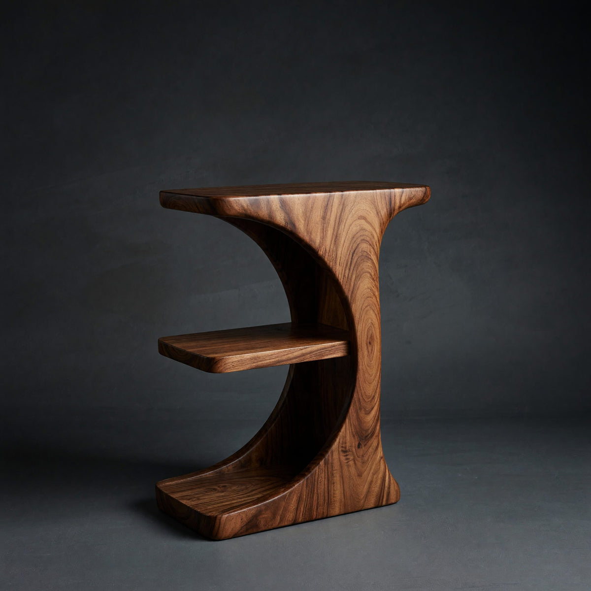 Solid Wood Nightstand With Storage Levels Bedroom