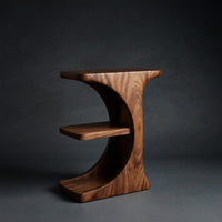 Solid Wood Nightstand With Storage Levels Bedroom