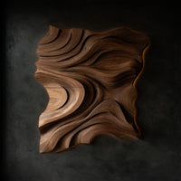 Rolling Dune Wall Panel for a Living Room Focal Wall — view 1