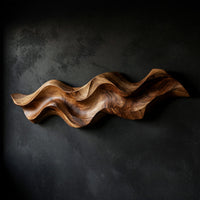 Freeform Ribbon Wave Wall Sculpture, Made to Order — view 1