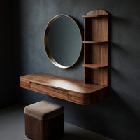 Solid Wood Dressing Table Rustic Vanity Desk Bedroom Room Personal Makeup