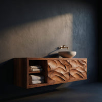 Solid Wood Bathroom Vanity, No. 89