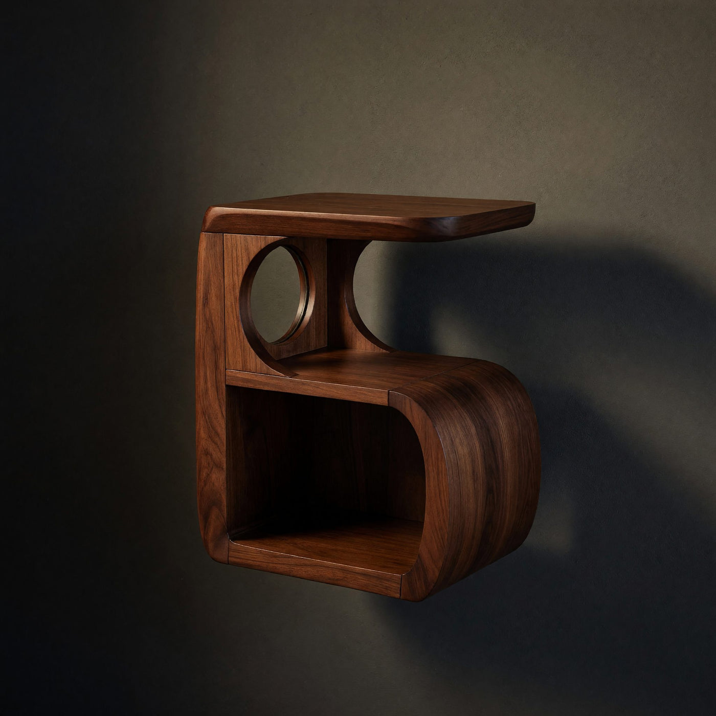 Scandinavian Flowing Accent Table For Reading Lounge Interior