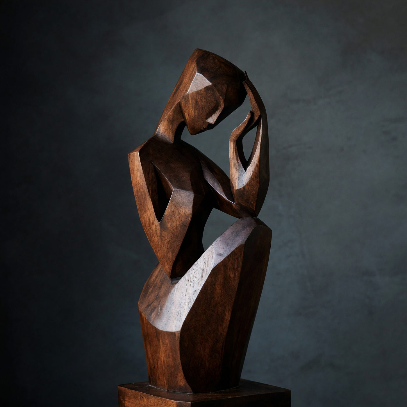 Solid Wood Sculpture Wall Art Handcrafted 3d Outdoor Nature Theme Setting