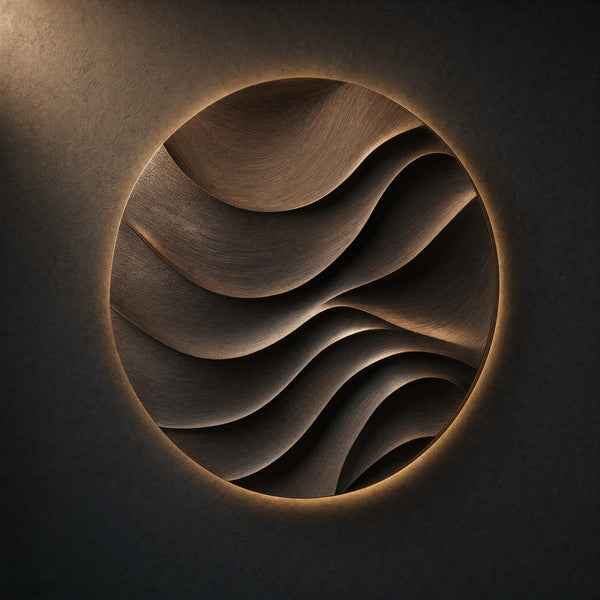 Mid Century Abstract Wall Decor For Resort Interior Space