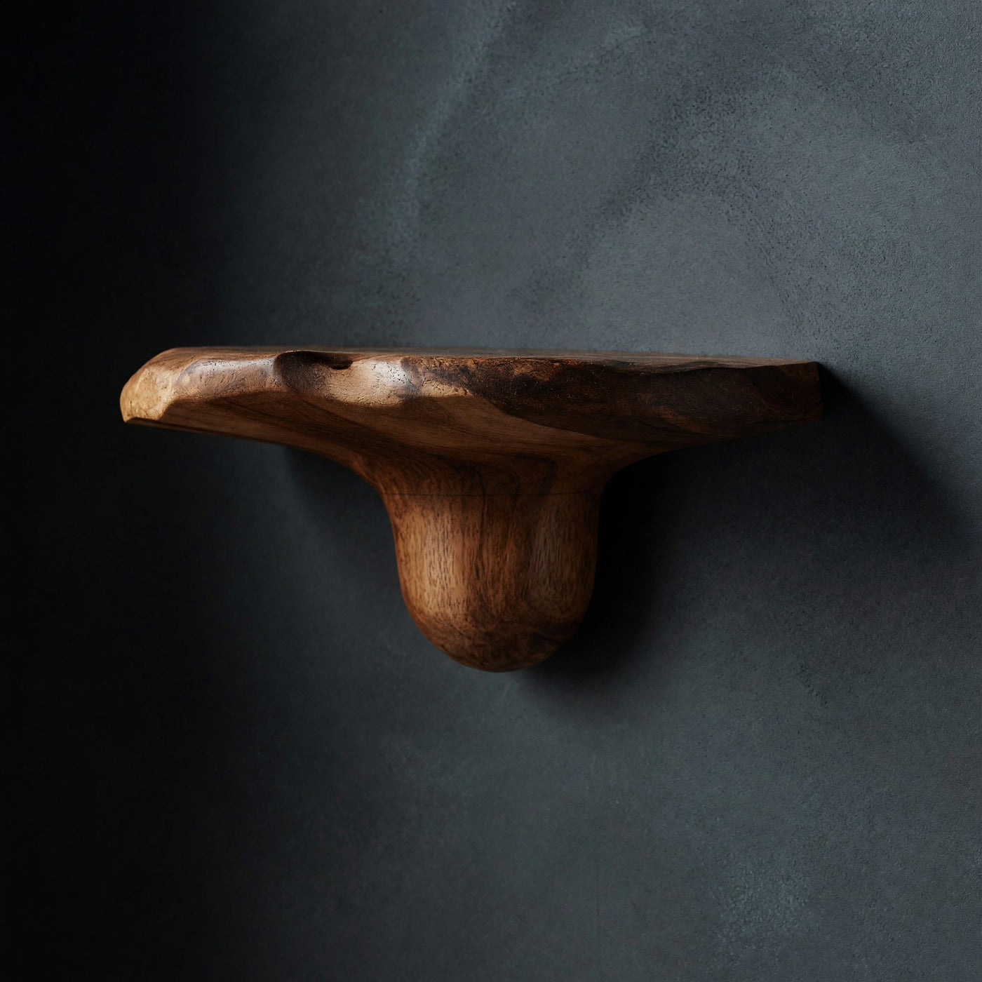 Solid Wood Mushroom Shelf Handcrafted Solid Bedroom