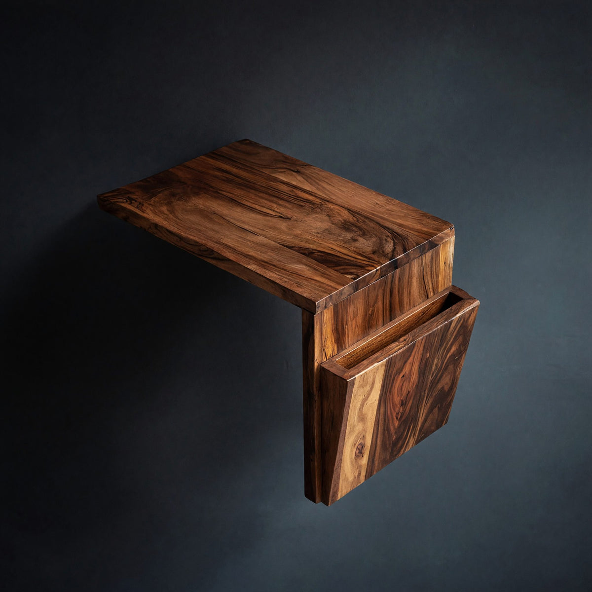 Solid Wood Sofa Arm Table Armrest Cozy Living Room