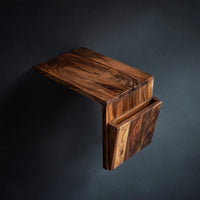 Solid Wood Sofa Arm Table Armrest Cozy Living Room