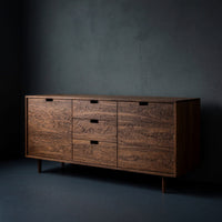 Solid Wood Sideboard Modern Living Room