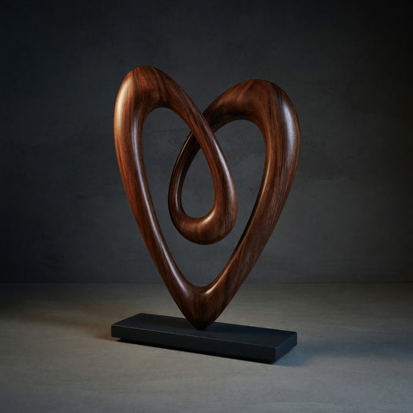 Solid Wood Sculpture Wall Art Rustic 3d Living Room Interior
