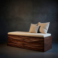 Solid Wood Entryway Storage Bench Carved Home Styles