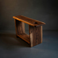 Solid Wood Sofa Arm Table Rustic Farmhouse Side Cozy Living Space