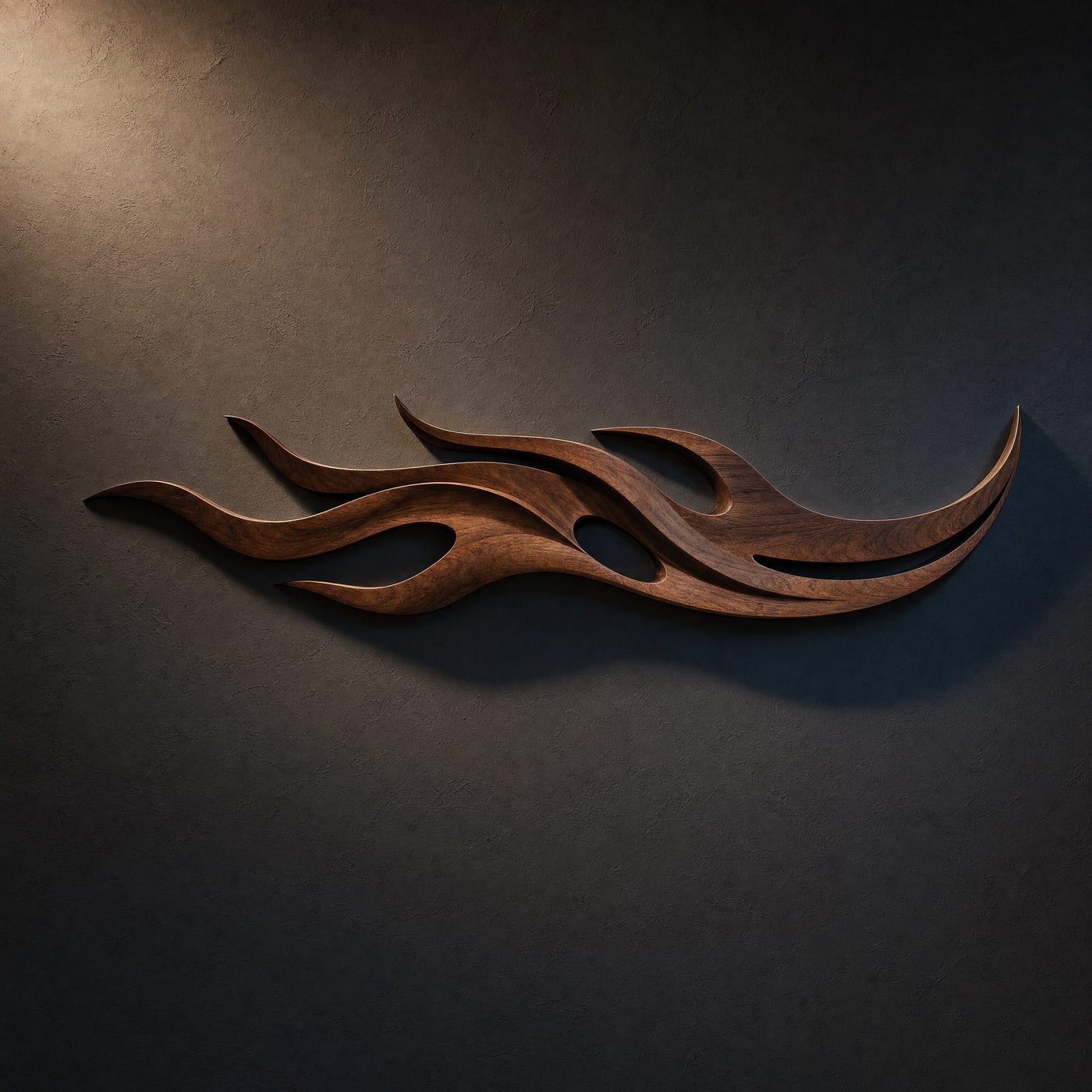 Modern Carved Wall Sculpture For Conversation Area Interior