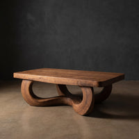 Rustic Solid Wood Table For Eclectic Interiors