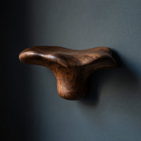 Solid Wood Mushroom Shelf Farmhouse Live Edge Rustic Home
