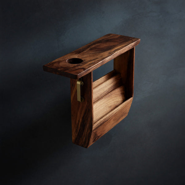 Solid Wood Sofa Arm Table Mid Century Solid Armrest