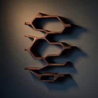 Solid Wood Spice Rack Handcrafted Kitchen Organization