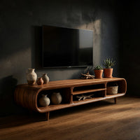 Capsule-Frame Media Console, Open on Both Sides