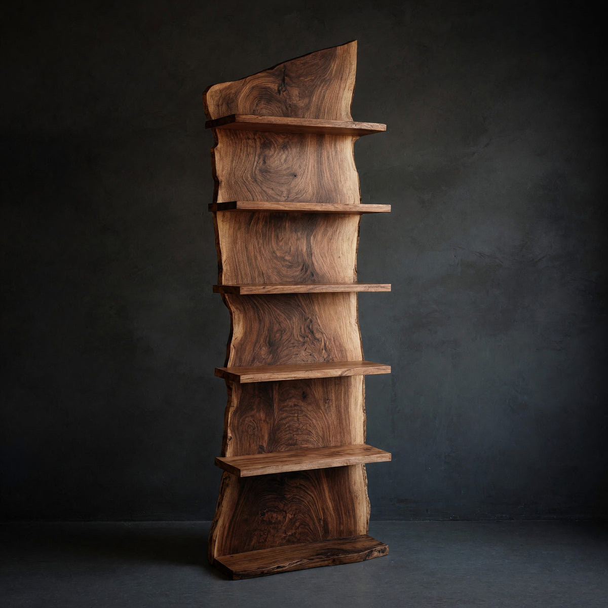 Solid Wood Standing Shelf Home
