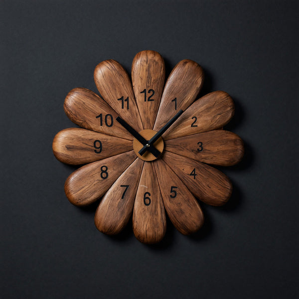 Solid Wood Clock Wall Timeless